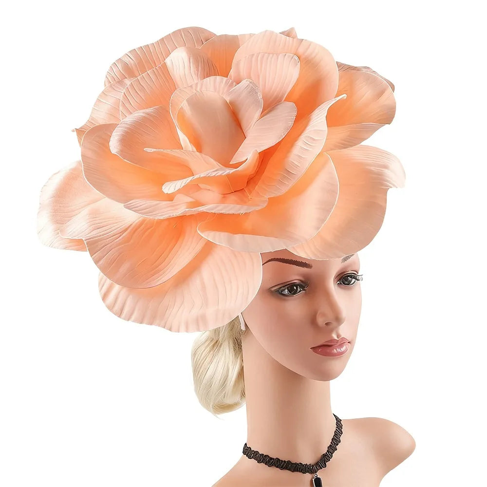 Oversized Rose Fascinator Headband | 40cm | Showgirl | 19 Colors