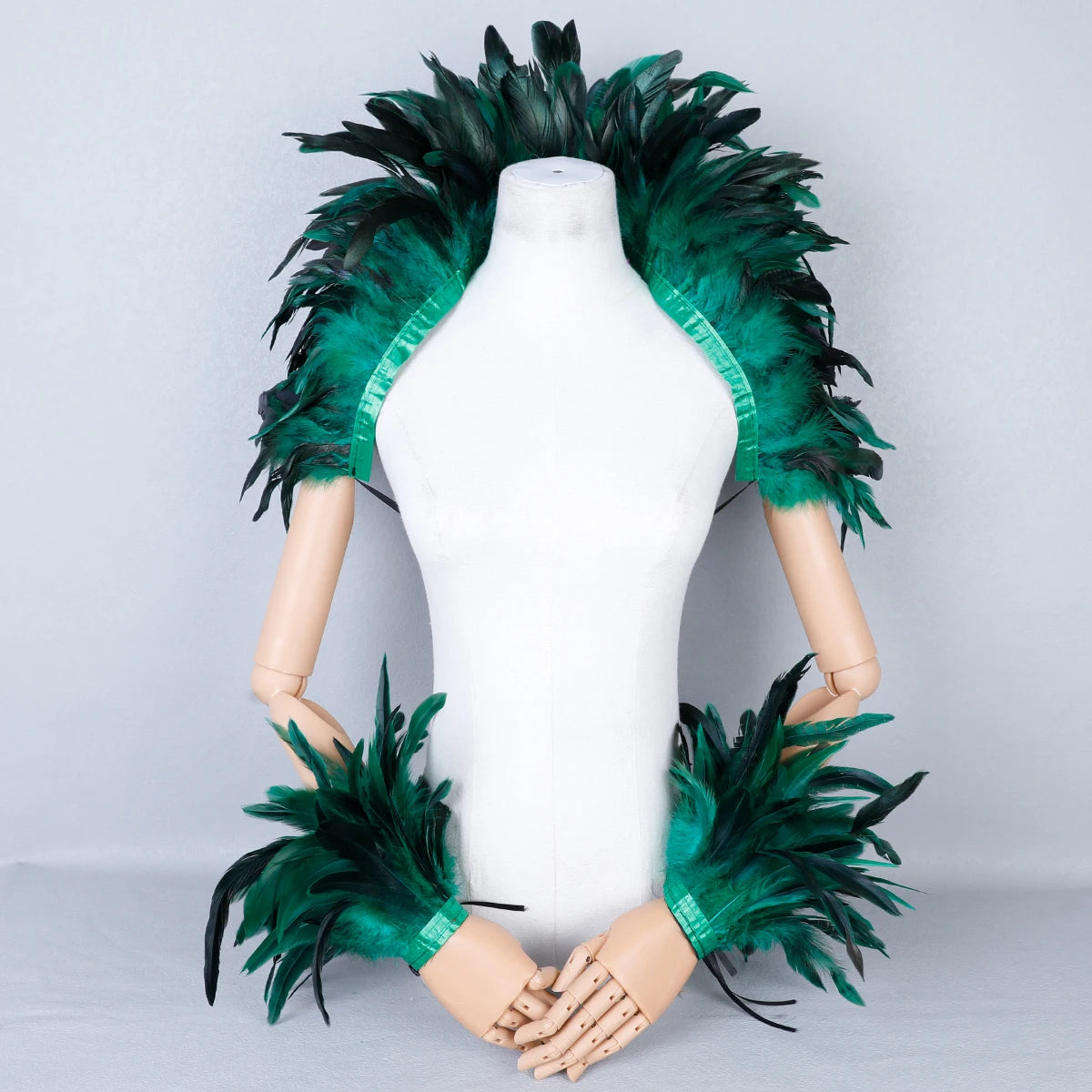 Feather Shoulder Wrap & Epaulettes | Showgirl, Drag & Festival | 28 Colours