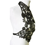 Rhinestone Body Chain Top | Stage & Drag | Black & Silver