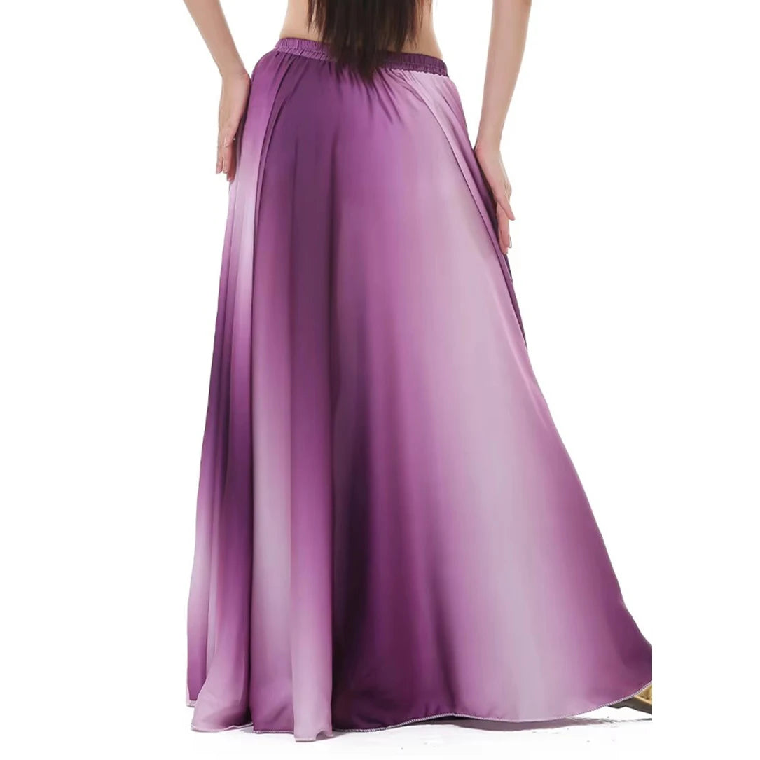 Belly Dance Chiffon Skirt | Gradient Color Full Circle