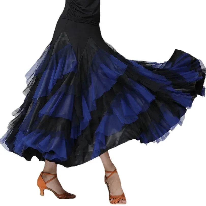 Layered Big Swing Dance Skirt | Flamenco & Ballroom