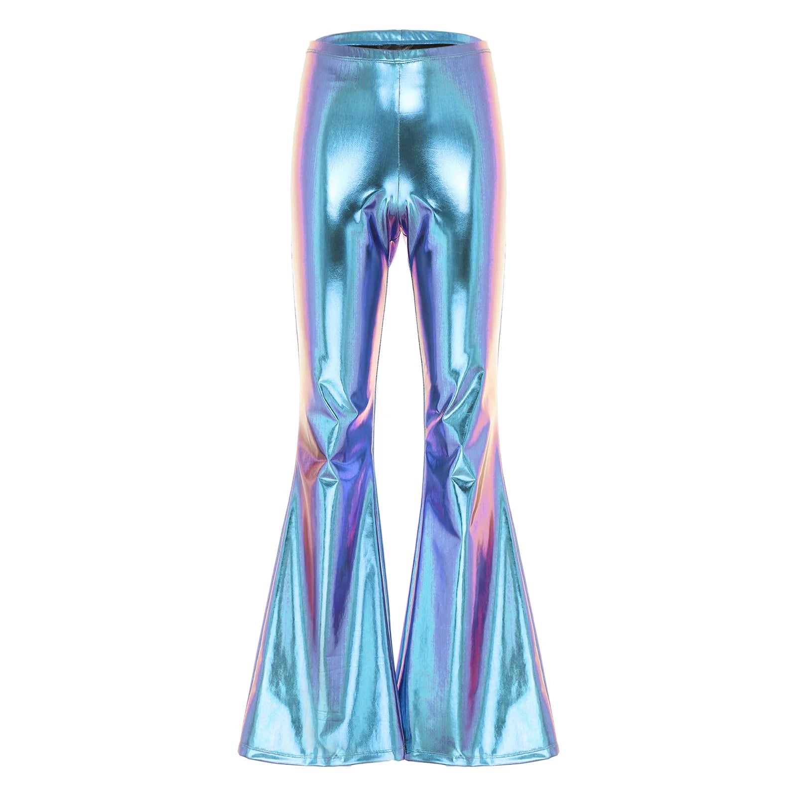 Men's Metallic Bell Bottom Pants | 70s Disco | Flare