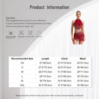 Rhinestone Tassel Leotard | Sleeveless Mock Neck | Cutout Back
