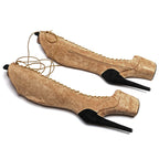 20cm Suede Thigh-High Boots - Mix Color Platform Dance Boots