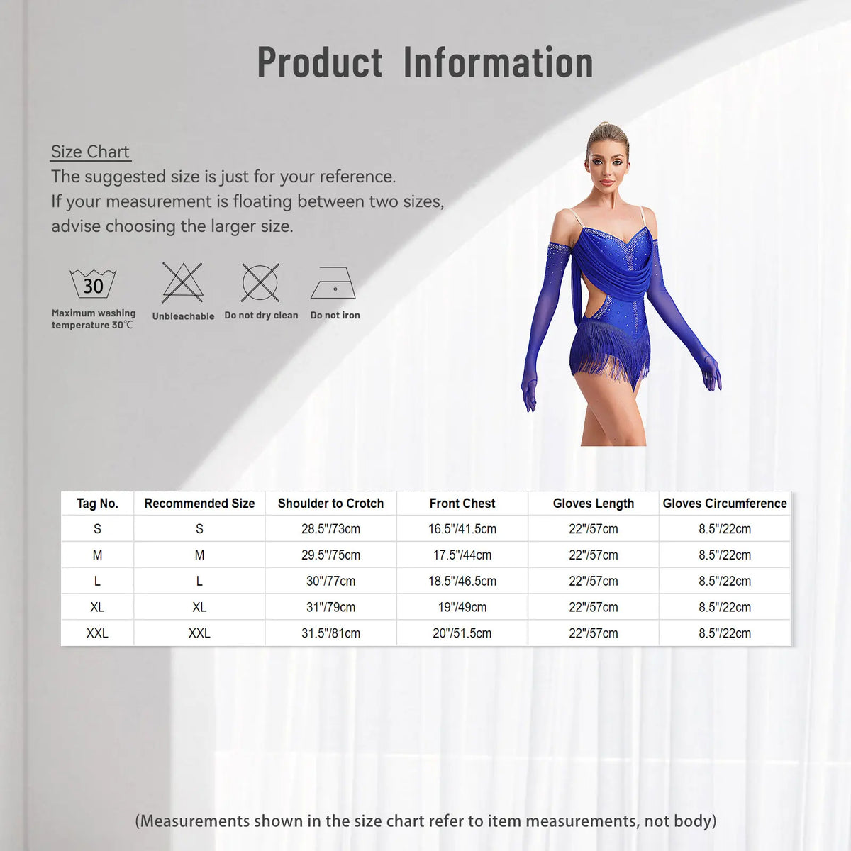 Tassel Fringe Leotard | Rhinestone | Latin Dance