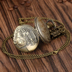 Steampunk Pocket Watch | Steam Train Detail