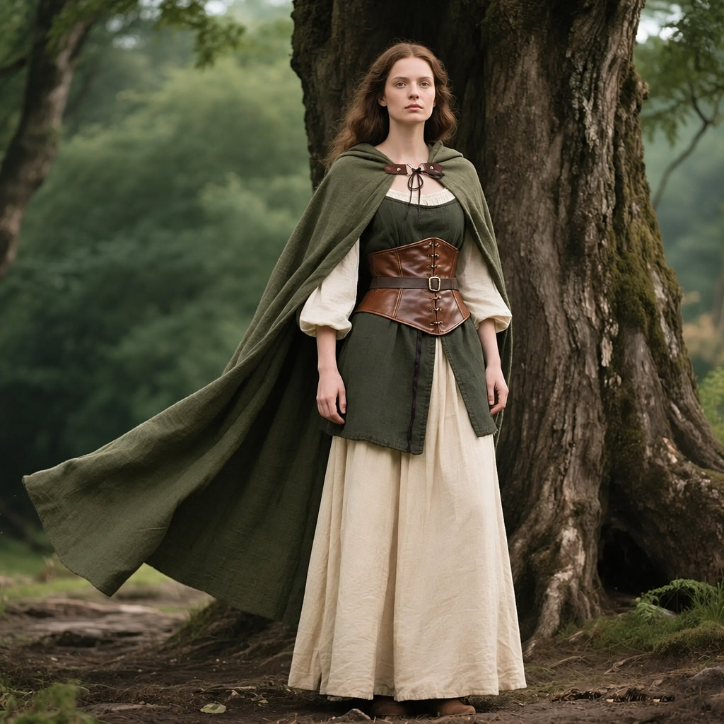 Medieval Hooded Cloak | Costume Cape