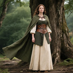 Medieval Hooded Cloak | Costume Cape