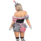 Sexy Clown Jester Costume | 7-Piece Circus Set | S–XL