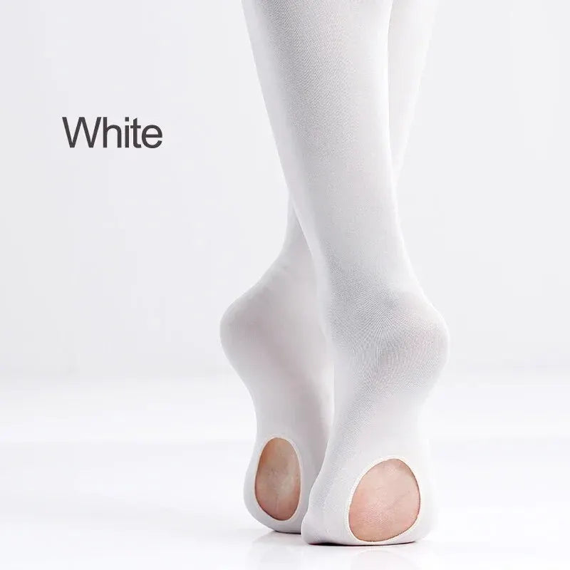 60D Microfiber Ballet Dance Tights | Convertible | S–XXL