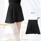 Chiffon Tie-Up Ballet Wrap Skirt | 18 Colors | S–XL