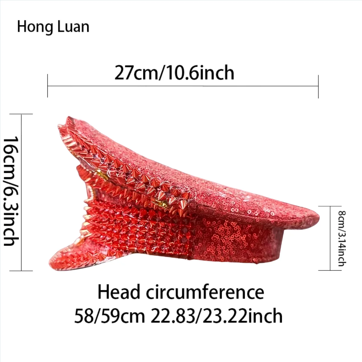 Embellished Performance Sequin Cap
