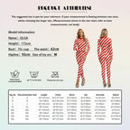 Candy Cane Jumpsuit | Christmas Stripes