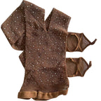 Open-Toe Dance Tights — Latin & Ballroom Performance Stockings