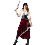 Caribbean Pirate Captain Costume | 5-Piece Set | M–XL