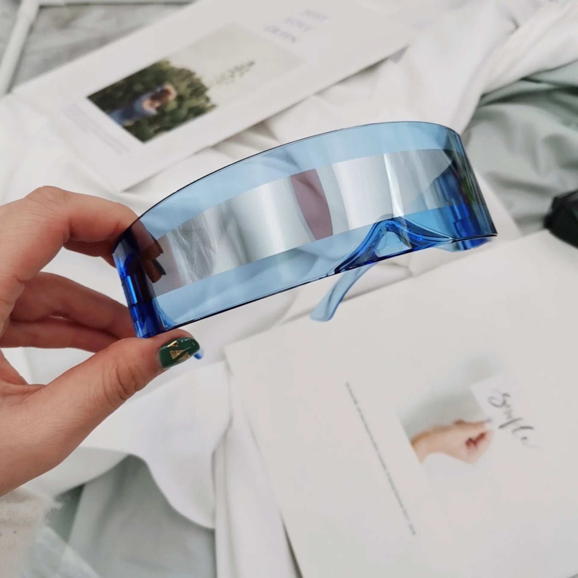 Visor Sunglasses | Futuristic Mirror Lens | Unisex