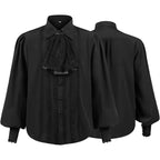 Gothic Vampire Shirt | Long Sleeve | Neck Tie | S-3XL