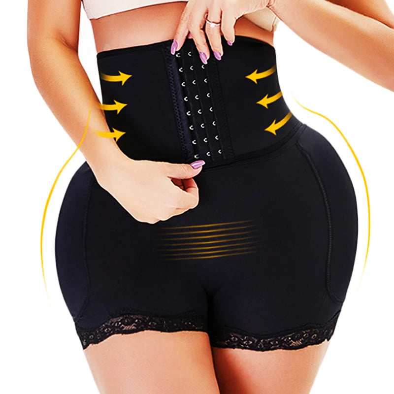 Butt & Hip Enhancer | High-Waist Padded Shorts
