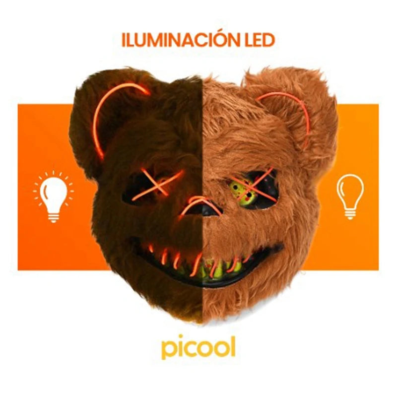 Light-Up Animal Masks | Rabbit & Bear