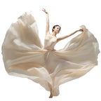 720° Full-Circle Chiffon Dance Skirt | Ballet & Latin | 5 Colours