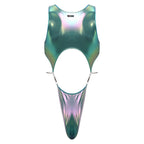 Men's Metallic Cutout Bodysuit Monokini | 2 Colors