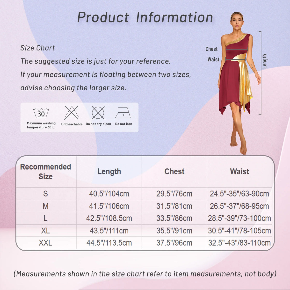 Radiance Metallic One-Shoulder Dance Dress