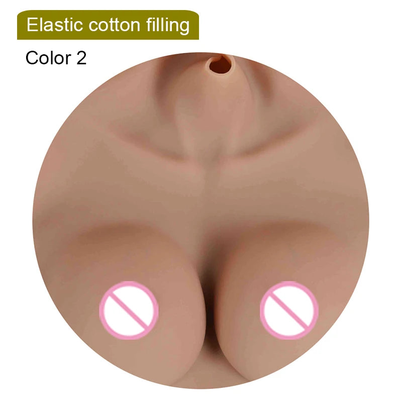 Upgraded Silicone Breast Forms | Realistic Texture | C–Z Cup