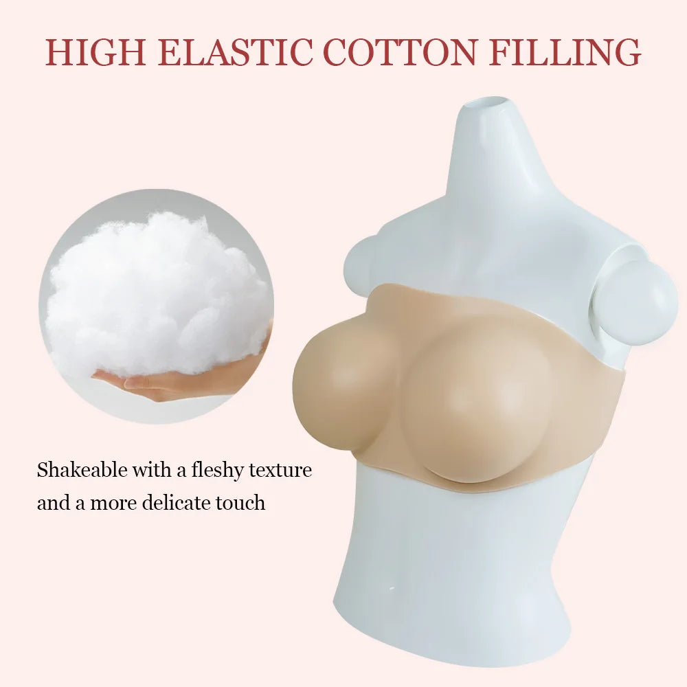 Silicone Breast Form | Realistic Chest Plate