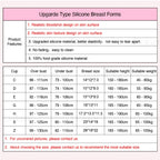 Upgraded Silicone Breast Forms | Realistic Texture | C–Z Cup