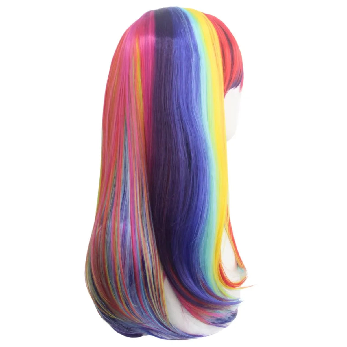 Rainbow Straight Wig | Bangs | Pride & Stage