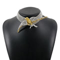 Rhinestone Choker | Swallow Wings