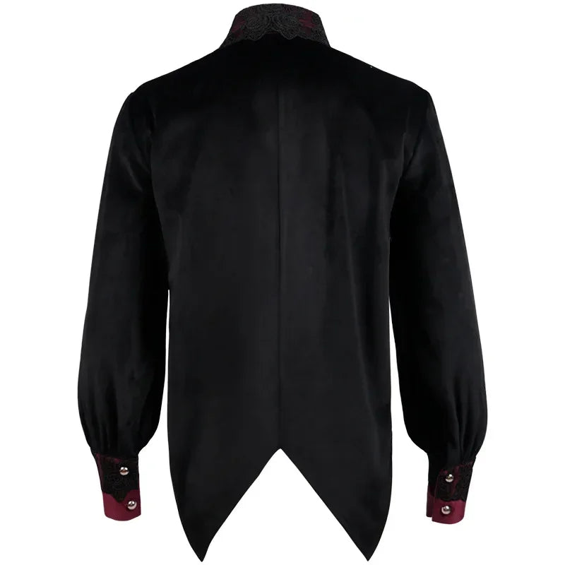 Men’s Gothic Shirt | Ruffled Front