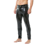 Men’s Faux Leather Pants | Wet Look