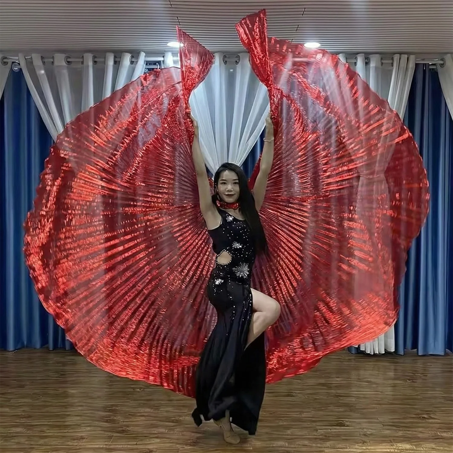 Belly Dance Isis Wings | Iridescent | Split & Solid