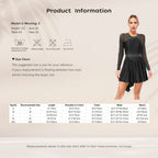 Sequin Lyrical Dress | Mesh Skirt | Long Sleeve
