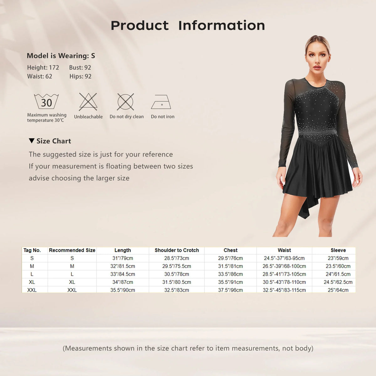 Sequin Lyrical Dress | Mesh Skirt | Long Sleeve