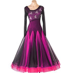 Ombre Ballroom Dance Dress | Waltz Competition Gown | XXS-XXL
