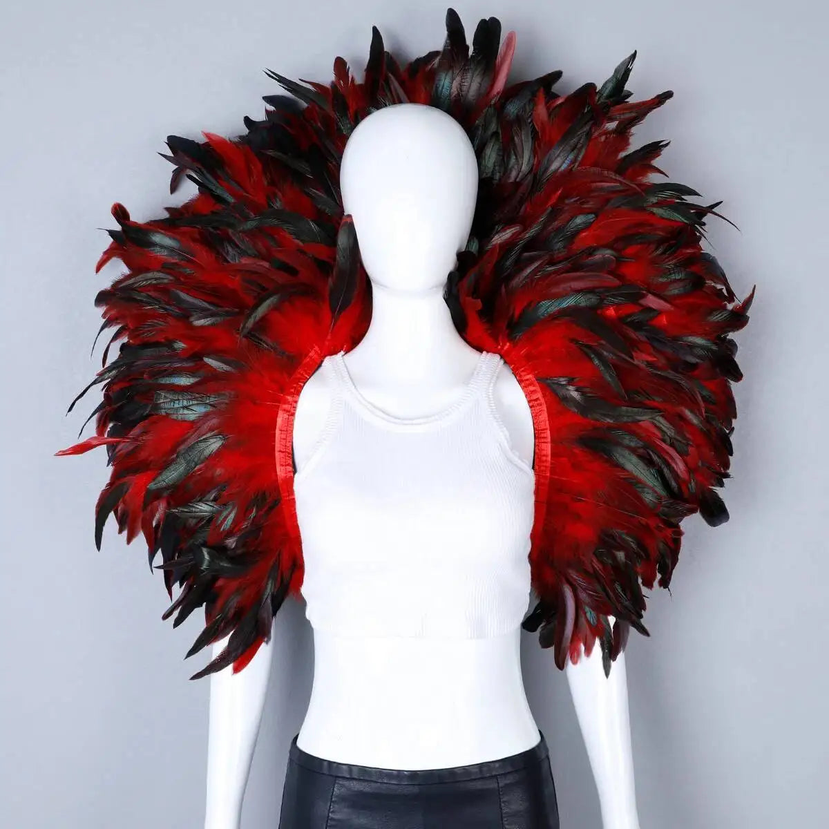 Feather Shoulder Cape | Dramatic Shrug | 13 Colors