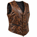 Steampunk Waistcoat | Faux Leather Look