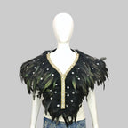 Feather Shawl - Stage Performance & Costume Accessory