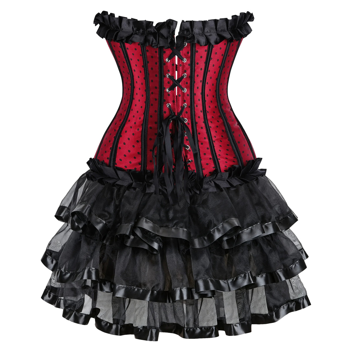 Gothic Overbust Corset | Skirt Options