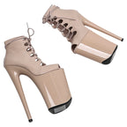 9-Inch Patent Ankle Boots
