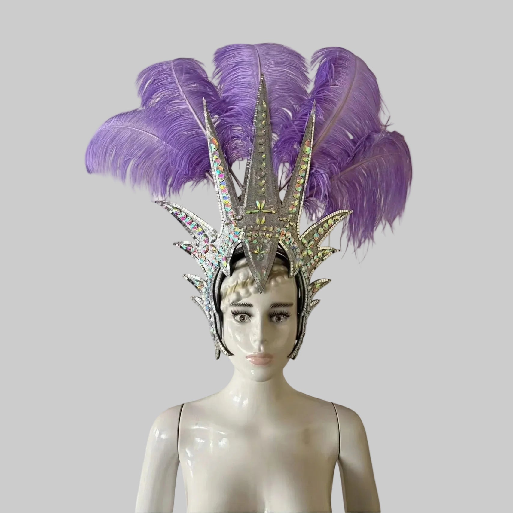 Feather Headdress - Samba Carnival Performance Crown