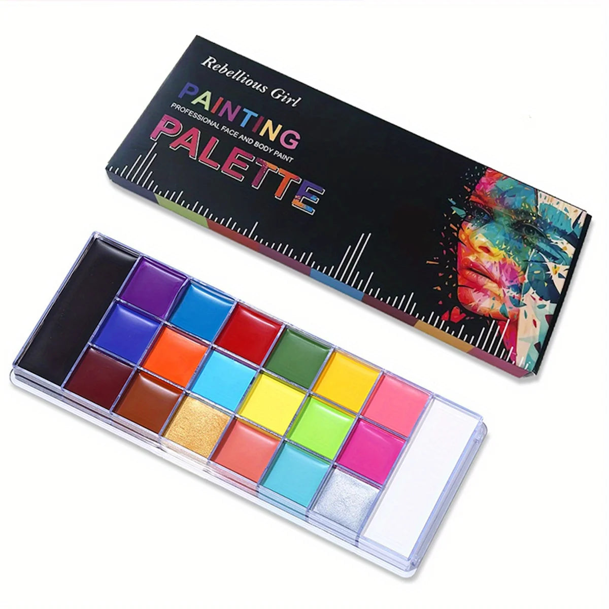 Face & Body Paint Palette | 20 Colors