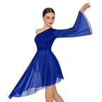 Lace Chiffon Praise Dance Overlay