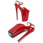 10-Inch Patent Platform Sandals