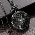 Steampunk Pocket Watch | Black Gearwork