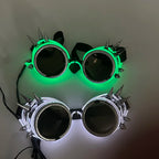 EL Wire Glow Glasses | LED Neon Goggles | 22 Colors