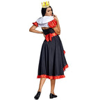 Queen of Hearts Costume | Ball Gown | Poker Queen Dress