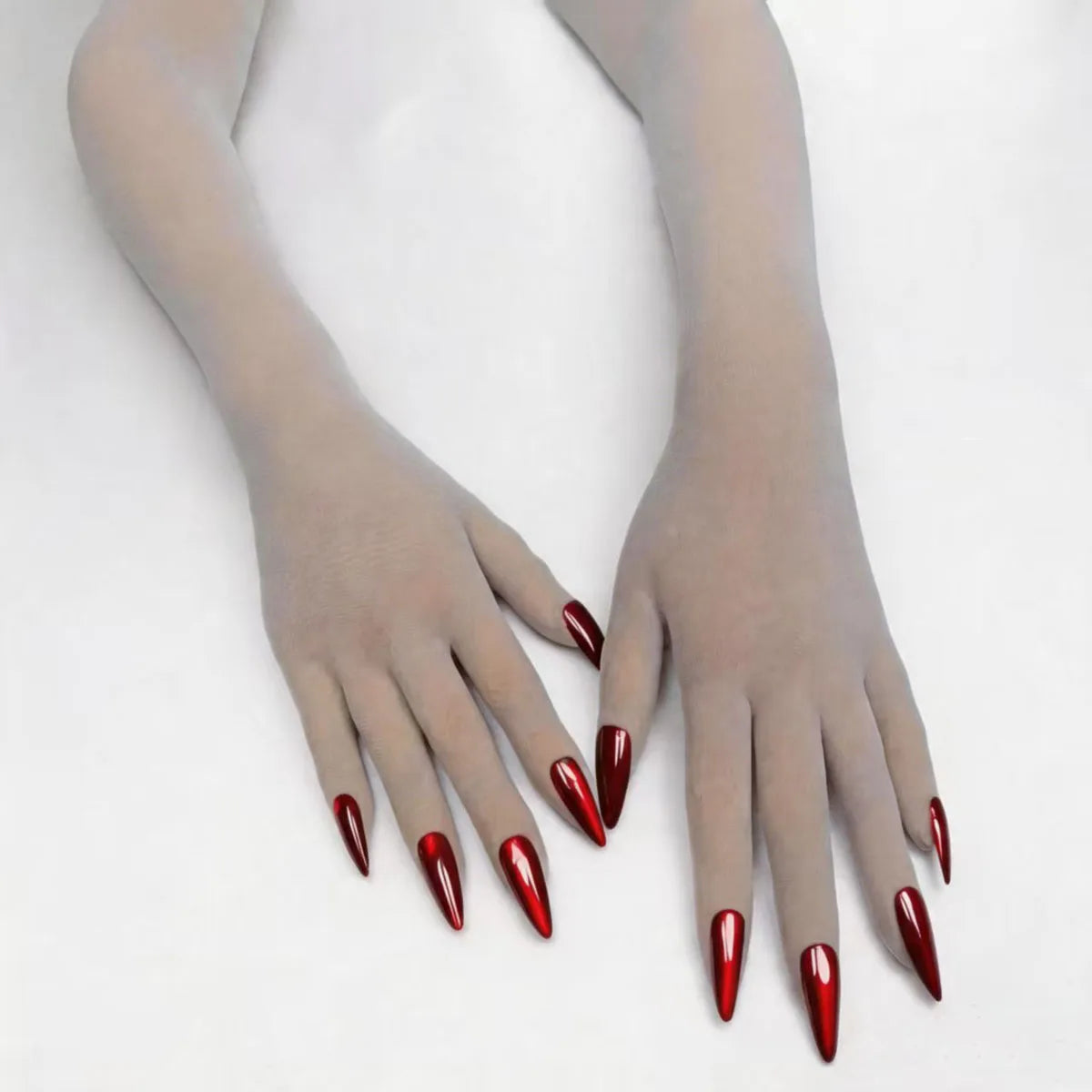 Sheer Nail-Effect Gloves | Stage